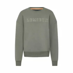 LeMieux - Sweat à col rond enfant Young Rider Carmen rosemary Vert