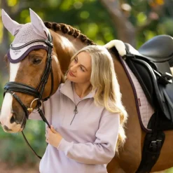 Outlet LeMieux - Sweat col zippé femme Keira lilac Violet