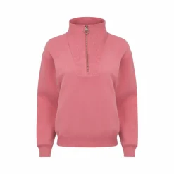 LeMieux - Sweat col zippé femme Keira cranberry Rose Hot