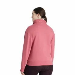 LeMieux - Sweat col zippé femme Keira cranberry Rose Hot