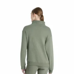 Discount LeMieux - Sweat col zippé femme Keira rosemary Vert