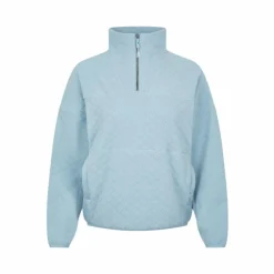 Outlet LeMieux - Sweat manches longues femme Dana quarter zip glacier Bleu