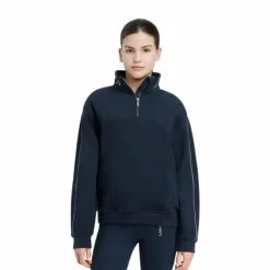 Outlet LeMieux - Sweat shirt col zippé enfant Young Rider Kate Marine