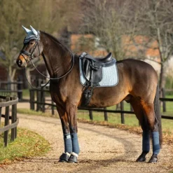 Clearance LeMieux - Tapis de dressage Square en suédine glacier Bleu