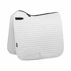 LeMieux - Tapis de dressage Square Suede Close Contact Blanc Best