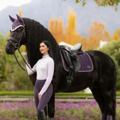 LeMieux - Tapis de dressage Square Loire Classic juniper Violet Best