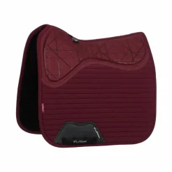 LeMieux - Tapis de dressage Square Soft Shell Anti Glisse EuroJump Bordeaux