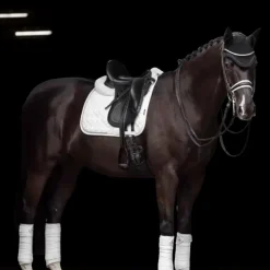 Sale LeMieux - Tapis de dressage Crystal Suede Square Blanc