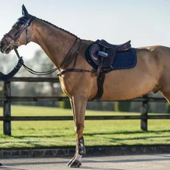 Clearance LeMieux - Tapis de selle Crystal Suede Close Contact Marine