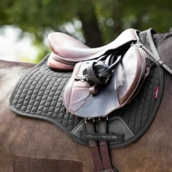 New LeMieux - Tapis de selle mixte Pro Sorb Plain 2 Square Noir