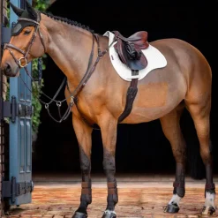 LeMieux - Tapis de selle mixte Pro Sorb Plain 2 Square Blanc New