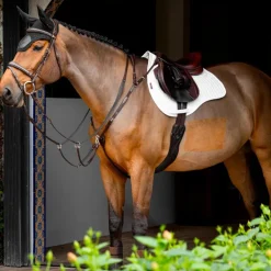 LeMieux - Tapis de selle mixte Pro Sorb Plain 2 Square Blanc New