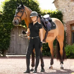 LeMieux - Tapis de selle Puissance Suede Close Contact Square Noir Online