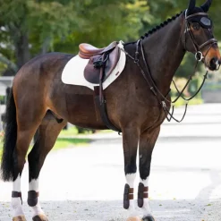 LeMieux - Tapis de selle Pro Sorb Plain 2 Square Blanc Online