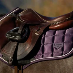 New LeMieux - Tapis de selle Square Loire Classic juniper Violet