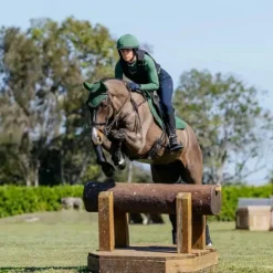 New LeMieux - Tapis de selle Suede Close Contact Square hunter green Vert