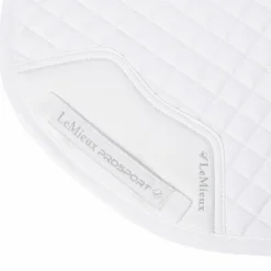 LeMieux - Tapis de selle Square Mixte Coton Blanc Best