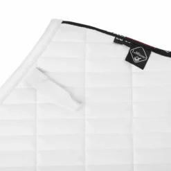 LeMieux - Tapis de selle Square EuroJump Suede Blanc Outlet