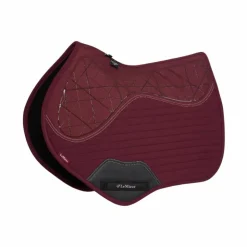 LeMieux - Tapis de selle Square Soft Shell anti glisse Bordeaux Online