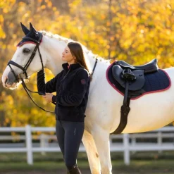 LeMieux - Tapis de selle Square suédine / cranberry Marine Sale