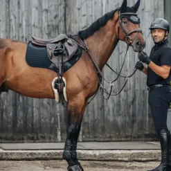 LeMieux - Tapis de selle Square Soft Shell anti glisse Noir Clearance