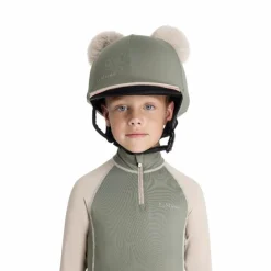 Outlet LeMieux - Toque de casque doubles pompons amovibles enfant Mini rosemary Vert