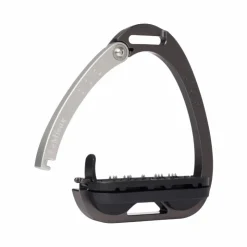 Best LeMieux - Étriers de sécurité Vector Balance carbon/ argent Gris