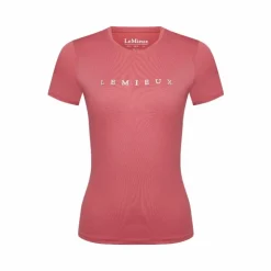 LeMieux - T-shirt manches courtes femme Sport cranberry Rose Outlet