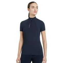 Best LeMieux - T-shirt manches courtes techniques femme Classique Marine