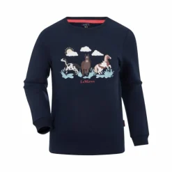 Hot LeMieux - T-shirt manches longues enfant Mini Poppy Marine