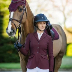 LeMieux - Veste de concours femme Dynamique Bordeaux Hot