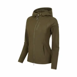 LeMieux - Veste manches longues softshell femme Charlotte alpine Marron Outlet