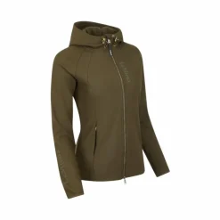 LeMieux - Veste manches longues softshell femme Charlotte alpine Marron Outlet