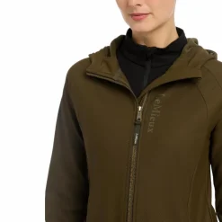 LeMieux - Veste manches longues softshell femme Charlotte alpine Marron Outlet
