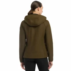 LeMieux - Veste manches longues softshell femme Charlotte alpine Marron Outlet