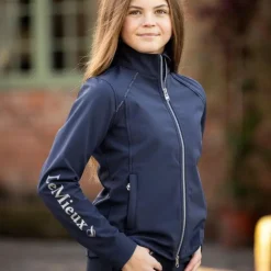 LeMieux - Veste manches longues junior Young Rider Elite Soft Shell Marine Discount