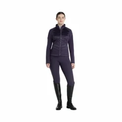 LeMieux - Veste matelassée zip intégral femme Dynamique juniper Violet Sale