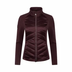 Sale LeMieux - Veste matelassée zip intégral femme Dynamique damson Bordeaux