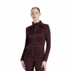 Sale LeMieux - Veste matelassée zip intégral femme Dynamique damson Bordeaux