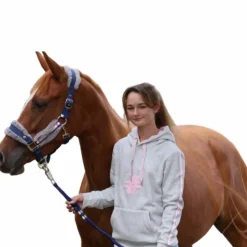 Les poneys de Zoé - Sweat manches longues Pony Jump Gris Discount