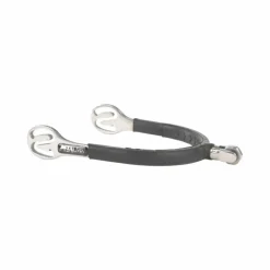 Metalab - Eperons à Molette Hexa gainé caoutchouc 30mm Gris New