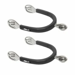 Metalab - Eperons Horizo Soft gainé caoutchouc 30mm Gris Discount