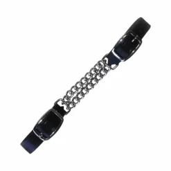 Discount Metalab - Gourmette hackamor acier nickelé Noir