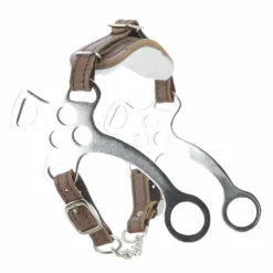 Metalab - Hackamore acier cuir Marron Hot