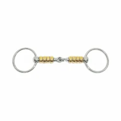 Outlet Metalab - Mors 2 anneaux Magic System à rouleaux verticaux cuivre