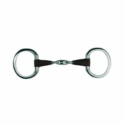 Metalab - Mors à olive double brisure à canon creux cuir