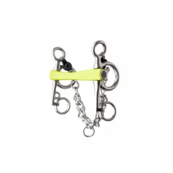 Metalab - Mors Pelham Flexi Soft droit branches courtes vert