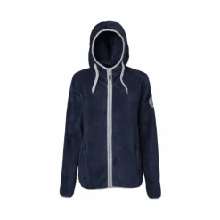 Hot Mountain Horse - Veste manches longues femme Fuzzy polaire Marine