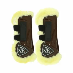 New Norton - Guêtres cheval XTR mouton marron x2