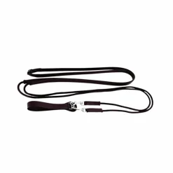 Norton - Rênes allemande cuir/corde noir Outlet